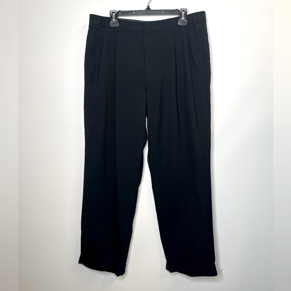 Brooks Brothers 100% Wool Black Dress Pants, 36